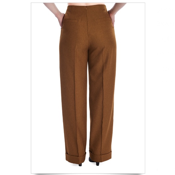 Book Worm Trousers in Blacked by Banned Retro - Picture 4 of 5